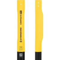 StringKing Men's Composite Pro Faceoff - 175 Grams, Black / Yellow, Top Section, Left Side, Front