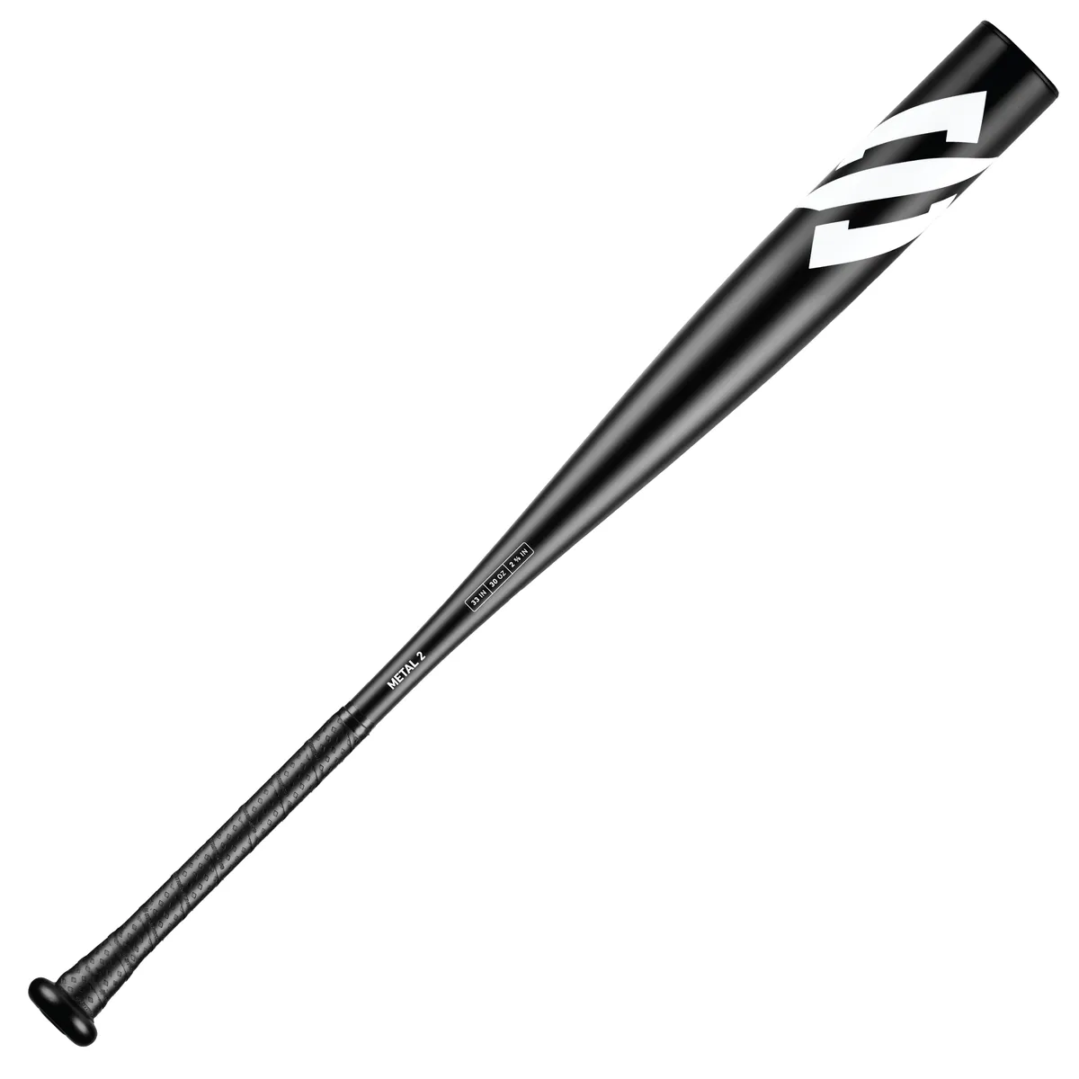 StringKing Metal 2 BBCOR - Drop 3, 33" / 30 oz, Black, Full Length, Front