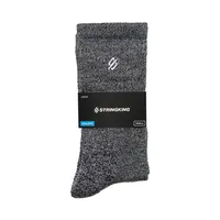 StringKing Athletic Crew Socks Packaged Small Gray