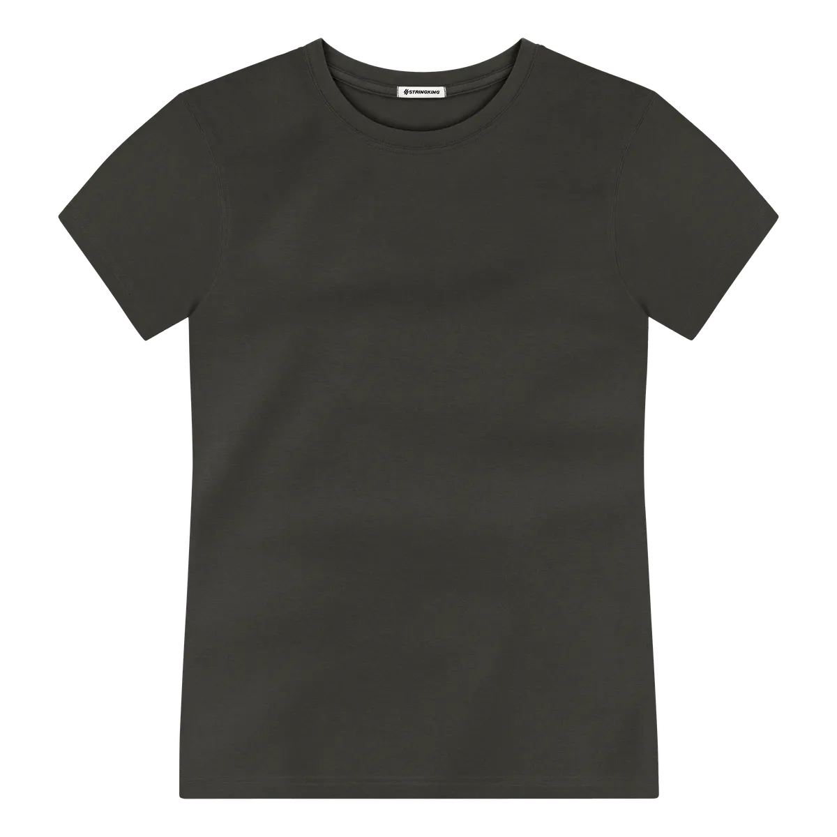 StringKing Men's Pima Jersey Tee - Sharp Fit, Peat, Front