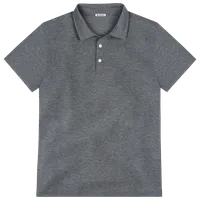 StringKing Men's FlexStyle Short Sleeve Polo - Relaxed Fit, Heather Gray, Front