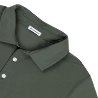 StringKing Men's FlexStyle Short Sleeve Polo - Sharp Fit, Thyme, Detail