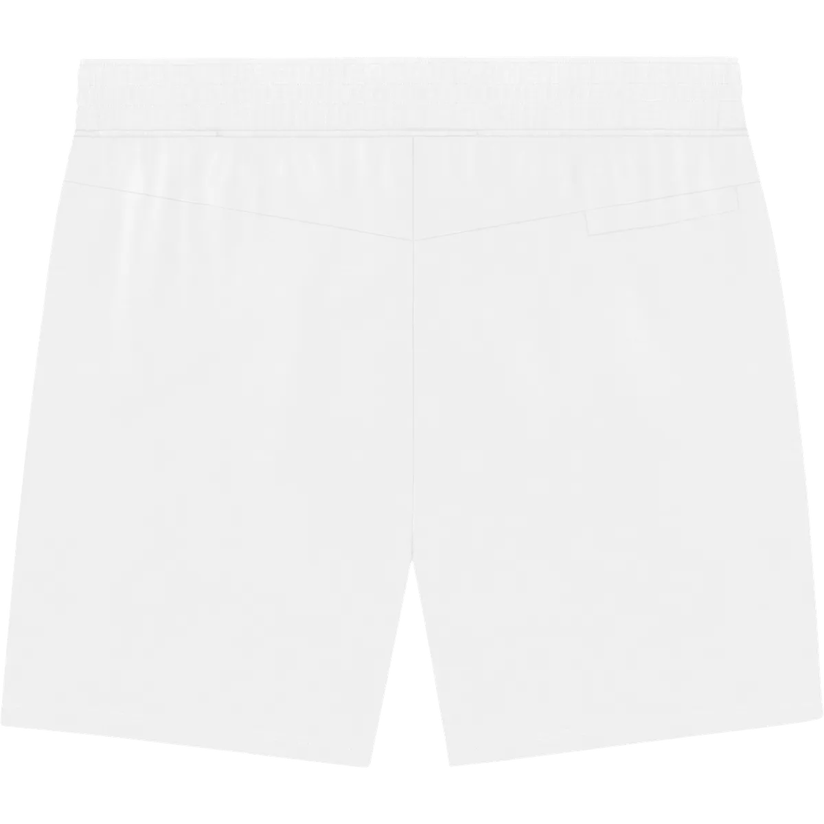 StringKing Men's Pima Terry Shorts - Sharp Fit, White, Back