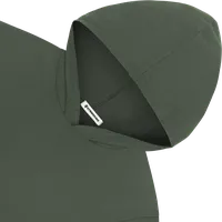 StringKing Men's Pima Jersey Hoodie - Relaxed Fit, Moss, Detail