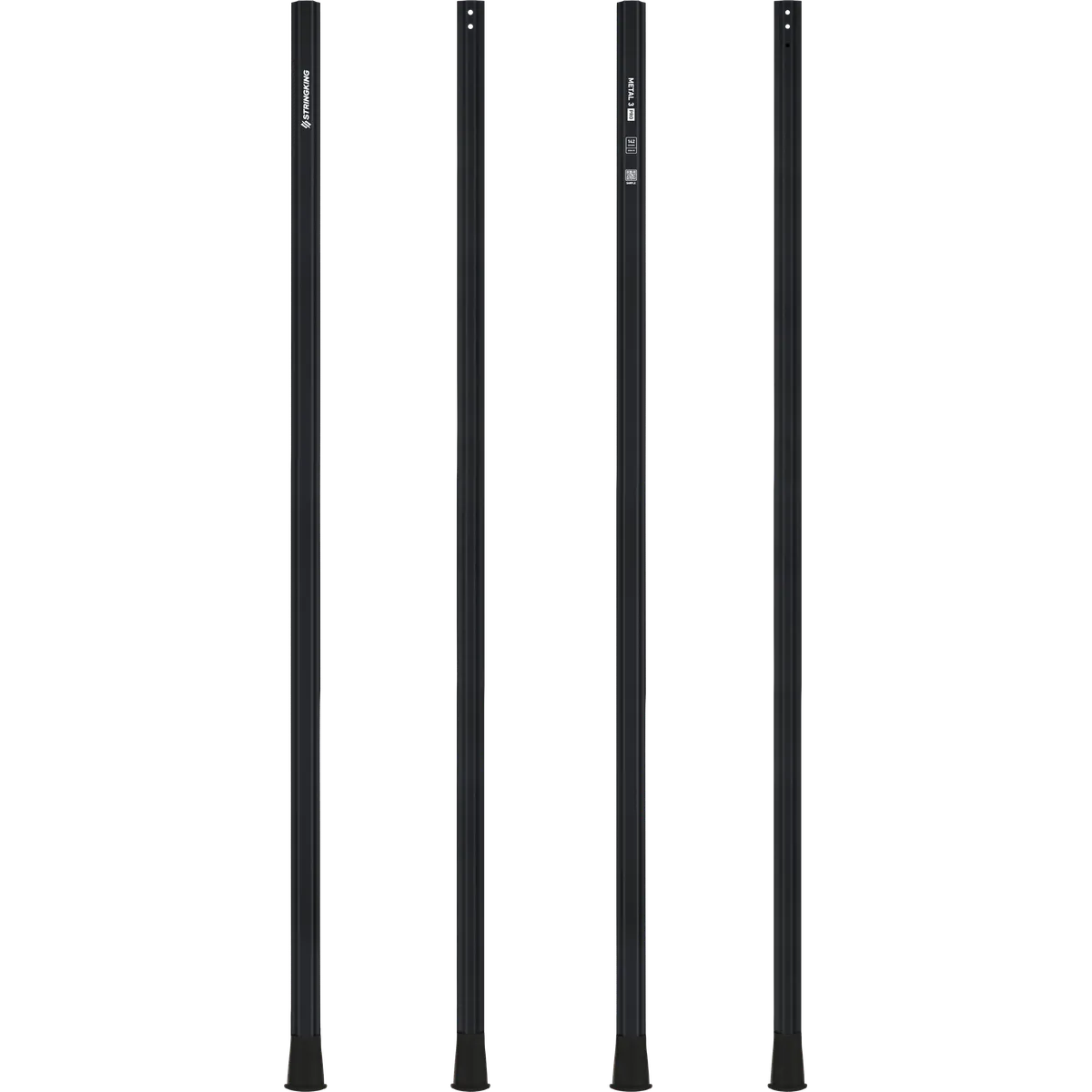 StringKing Metal 3 Pro Goalie - 142 Grams, Black, Full Length, Vertical, Right, Front, Left, Back