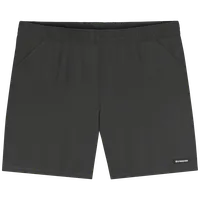 StringKing Men's Nylon Game Shorts - Relaxed Fit, Black, Front