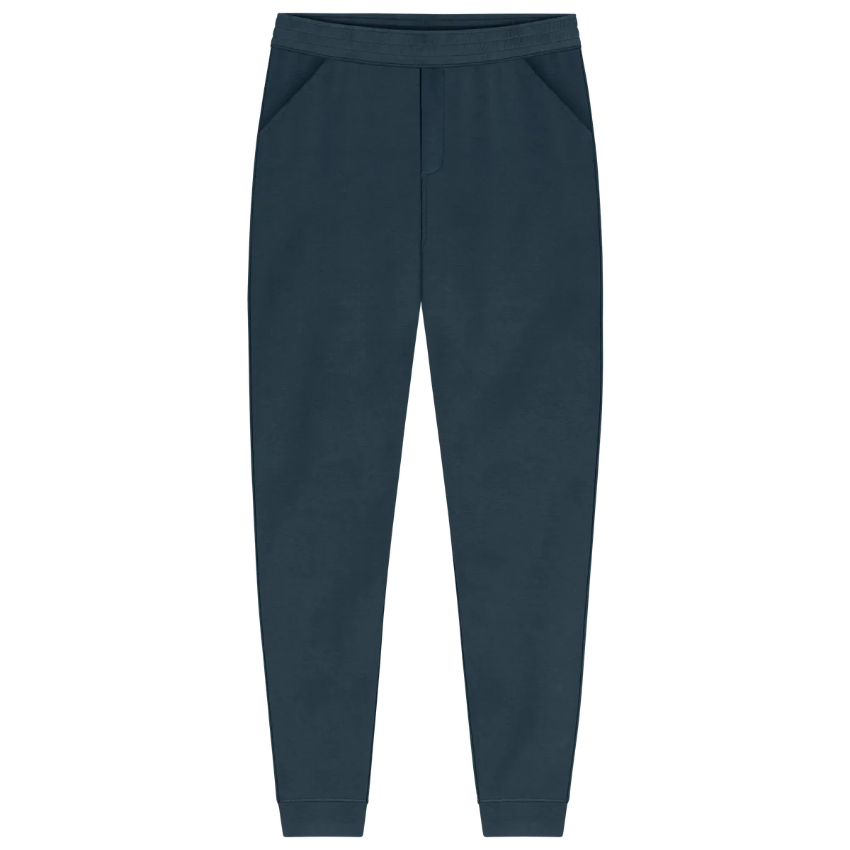 StringKing Men's Pima Cotton Sweatpant - Sharp Fit, Navy, Front
