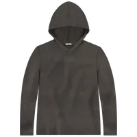 StringKing Women's Pima Cotton Lightweight Hoodie - Sharp Fit, Charcoal, Front