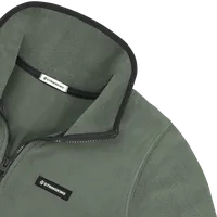 StringKing Women's Polartec Fleece Quarter Zip - Sharp Fit, Avenue Green, Detail