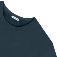 StringKing Men's Heavy Pima Cotton T-Shirt - Sharp Fit, Navy, Detail