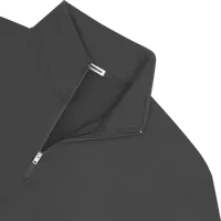 StringKing Men's FlexTech Quarter Zip - Sharp Fit, Black, Detail