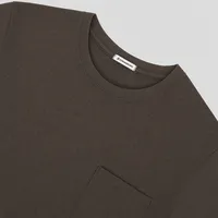 StringKing Men's Pima Jersey Pocket Tee - Sharp Fit, Wren, Detail