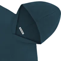 StringKing Men's Pima Terry Hoodie - Relaxed Fit, Navy, Detail