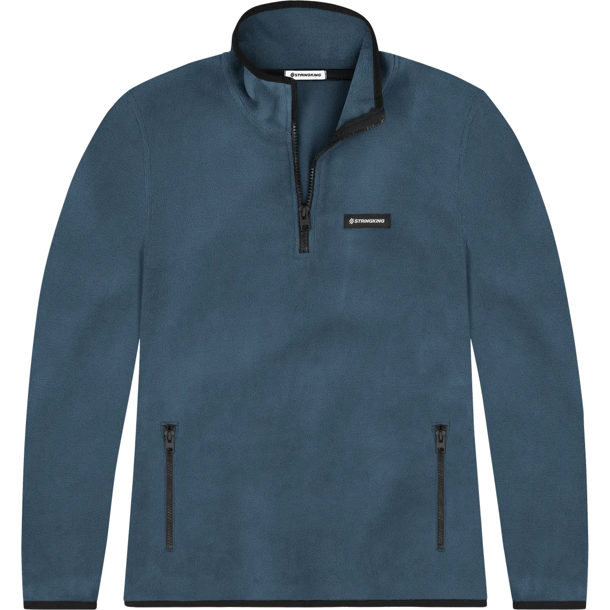 StringKing Women's Polartec Fleece Quarter Zip with Pockets - Sharp Fit, Indian Teal, Front