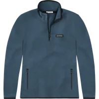 StringKing Women's Polartec Fleece Quarter Zip with Pockets - Sharp Fit, Indian Teal, Front