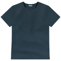 StringKing Men's FlexTech Short Sleeve Crewneck T-Shirt - Relaxed Fit, Navy, Front