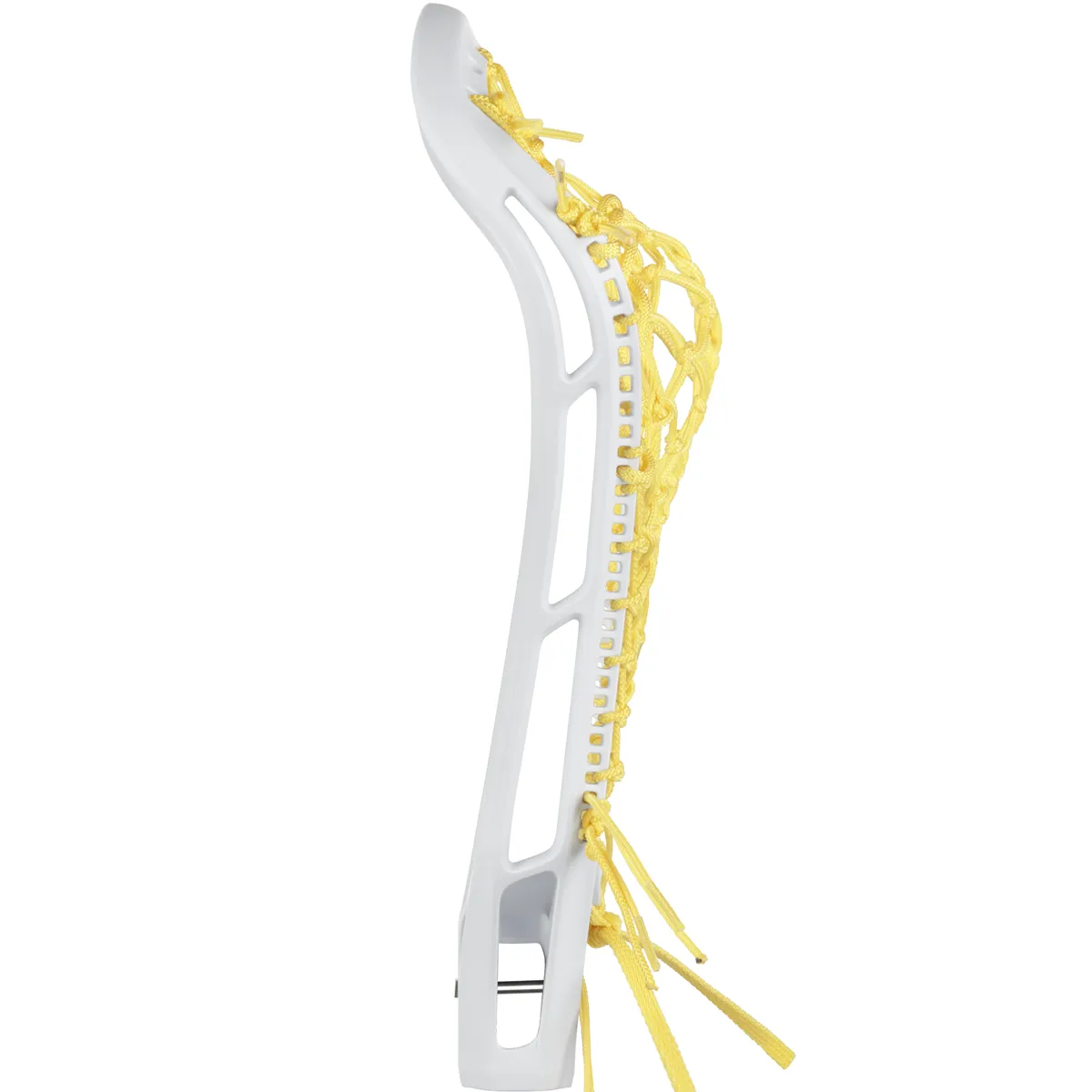 StringKing Women's Legend - Strung, Mid, Tech Trad, White / Yellow, Strung, Side