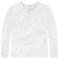 StringKing Men's Pima Terry Henley - Sharp Fit, White, Front