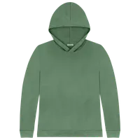 StringKing Women's Pima Cotton Hoodie - Relaxed Fit, Green, Front