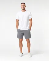 StringKing Men's StayWarm Tee - Relaxed Fit, White, Full Front - Human Model