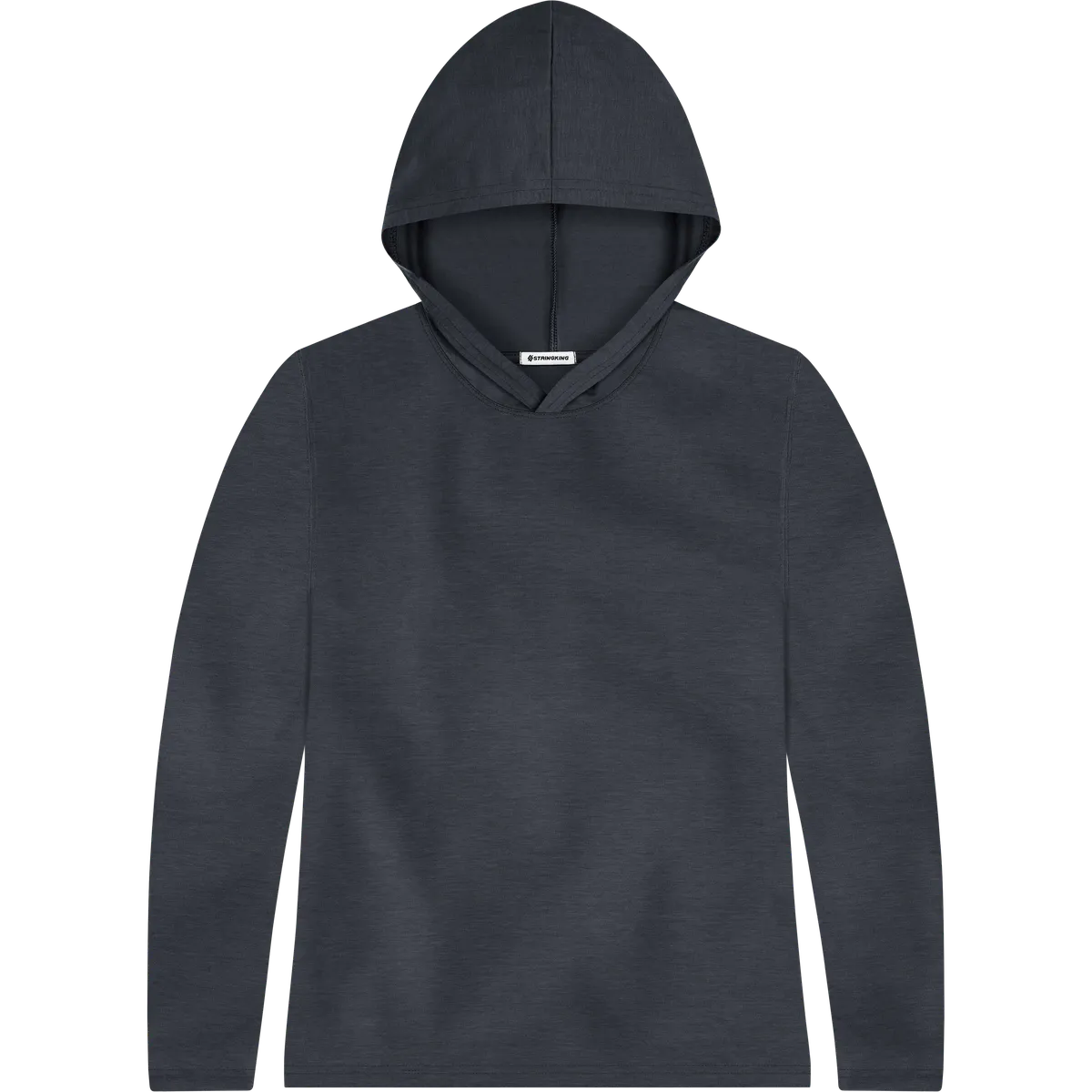 StringKing Women's FlexStyle Lightweight Hoodie - Relaxed Fit, India Ink, Front