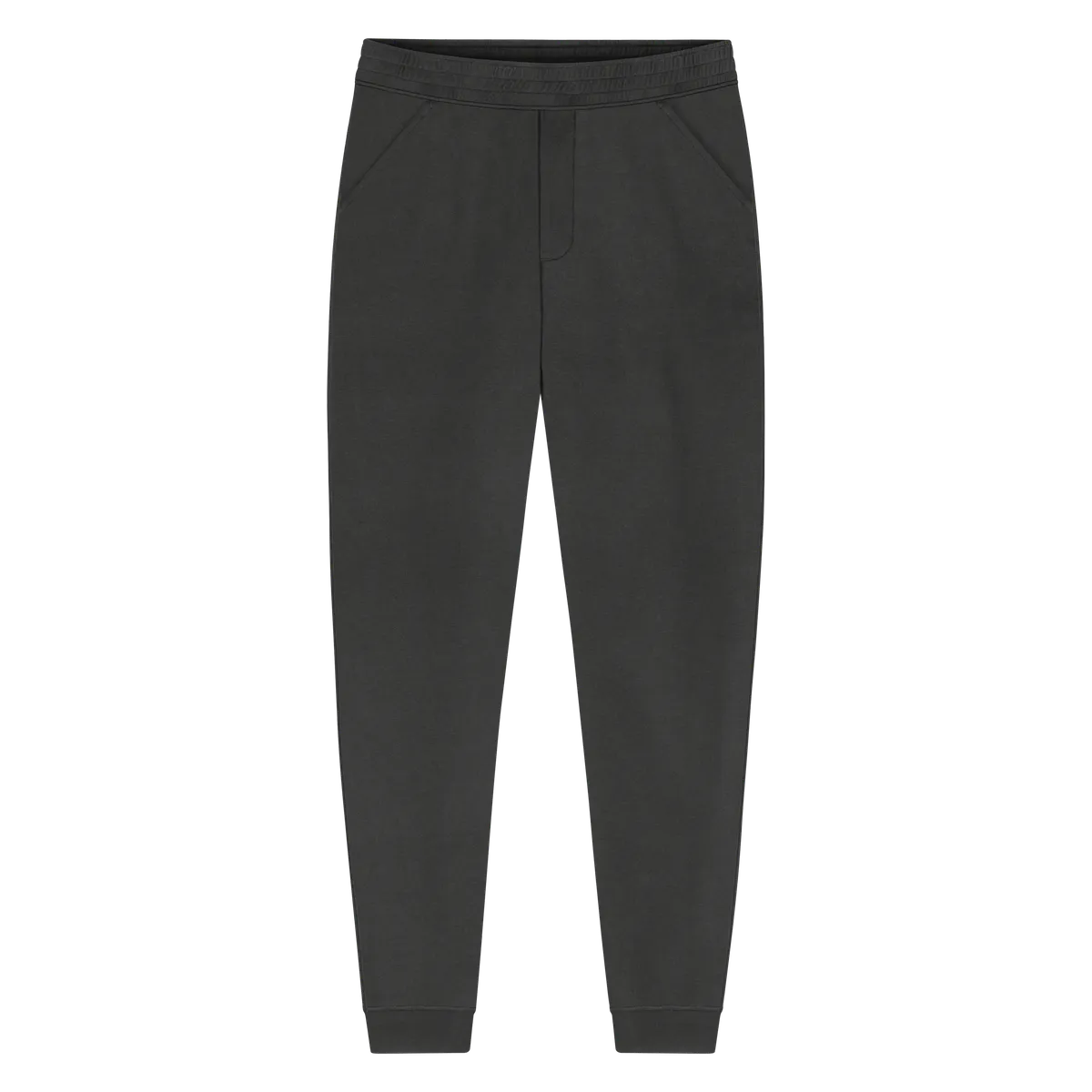 StringKing Men's Pima Cotton Sweatpant - Sharp Fit, Black, Front