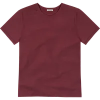 StringKing Men's FlexStyle Short Sleeve Crewneck T-Shirt - Relaxed Fit, Rhubarb, Front