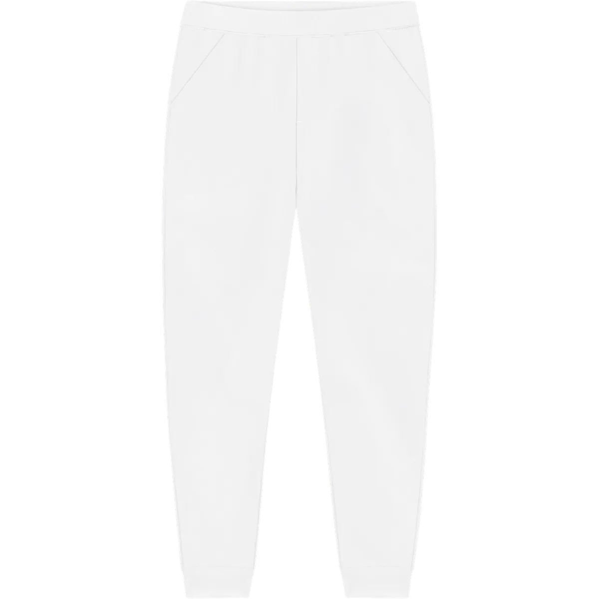 StringKing Men's StayCool Joggers - Relaxed Fit, White, Front
