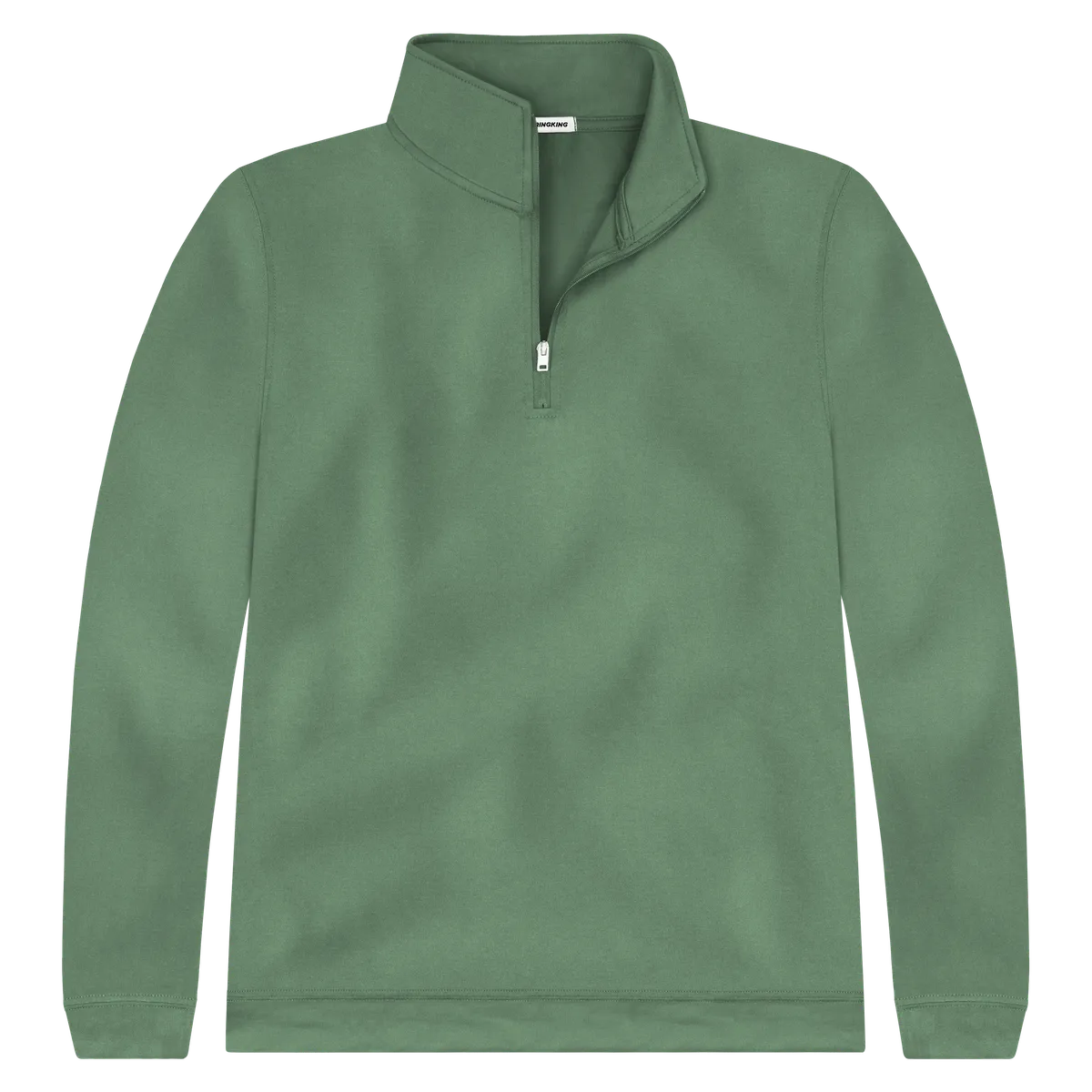 StringKing Men's FlexTech Quarter Zip - Sharp Fit, Green, Front