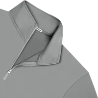 StringKing Men's StayWarm Quarter Zip - Relaxed Fit, Gray, Detail