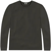 StringKing Men's Pima Jersey Long Sleeve Tee - Sharp Fit, Peat, Front