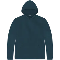 StringKing Men's Pima Terry Hoodie - Sharp Fit, Navy, Front