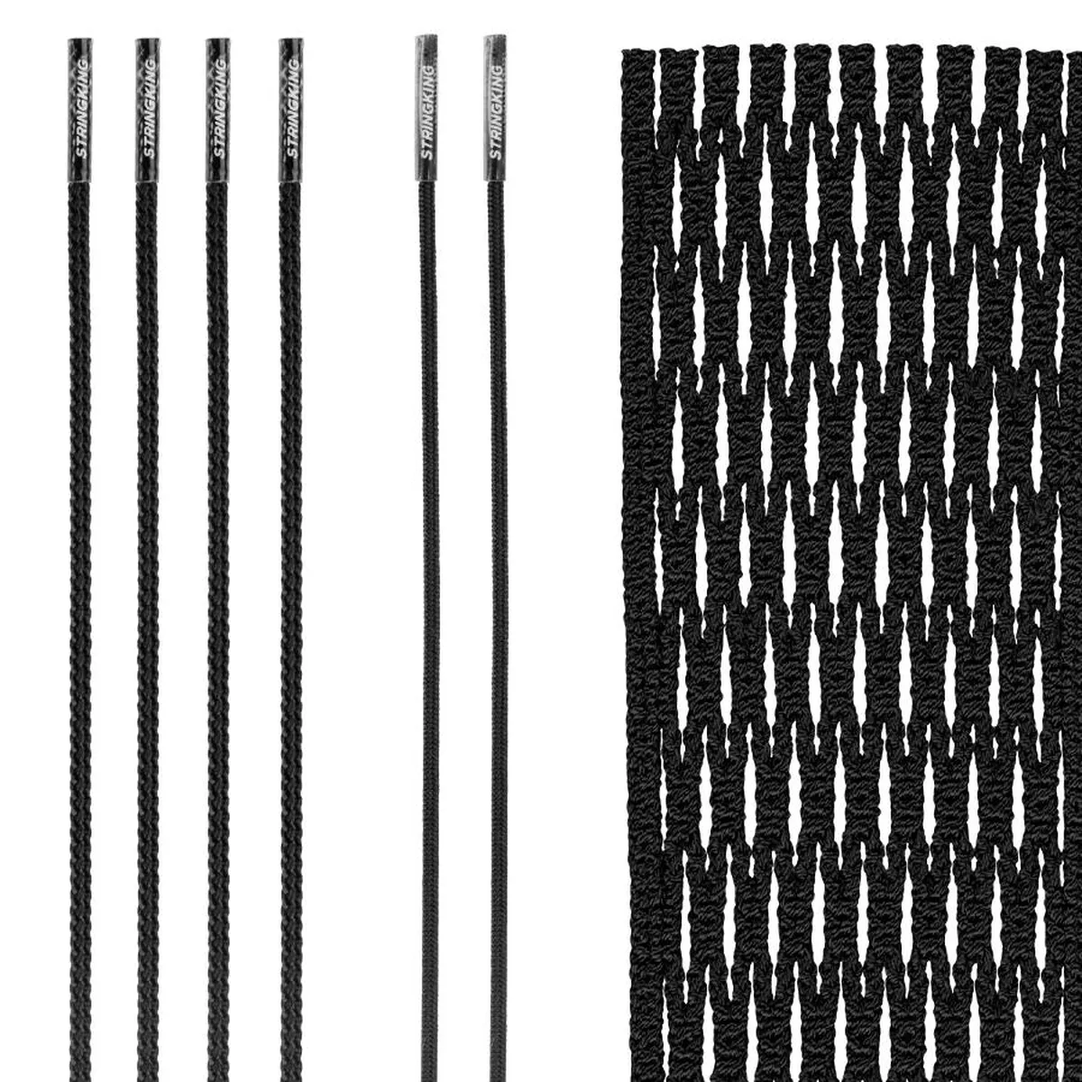 StringKing Women's Type W - Mesh Kit, Black, Flat with Strings