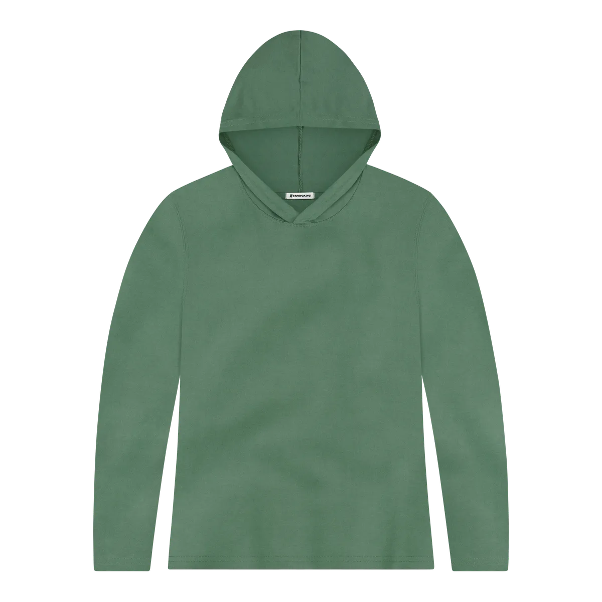StringKing Women's FlexTech Lightweight Hoodie - Sharp Fit, Green, Front
