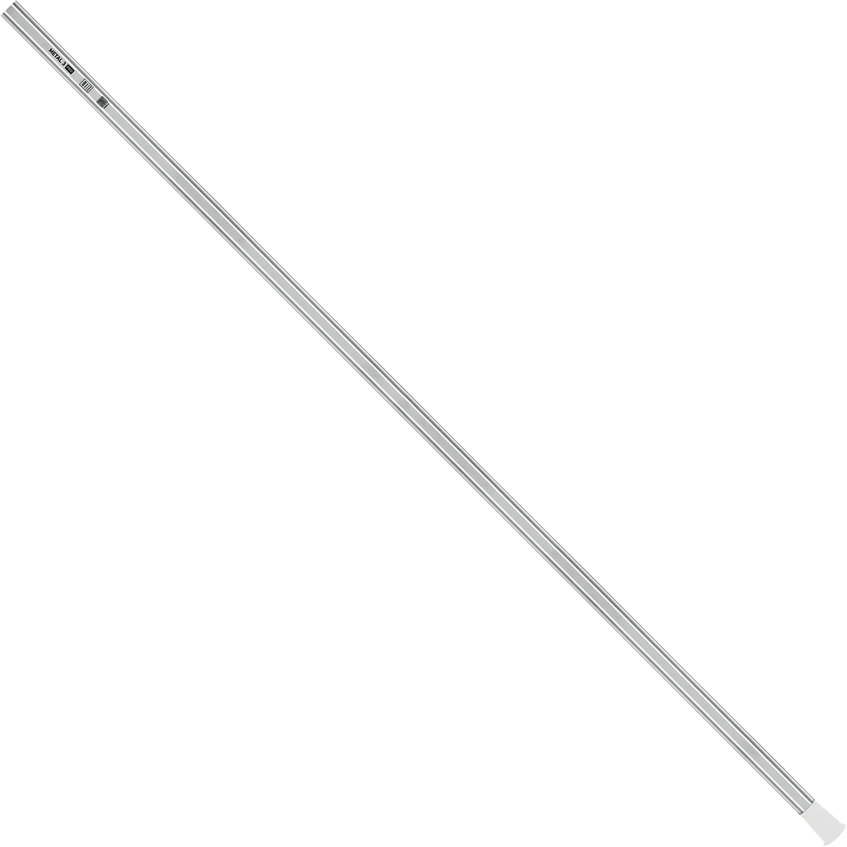 StringKing Metal 3 Pro Defense - 400 Grams, Silver, Full Length, Angled, Left Side, With Butt End