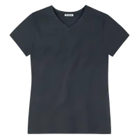 StringKing Women's FlexStyle Short Sleeve V-Neck T-Shirt - Sharp Fit, India Ink, Front