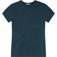 StringKing Men's Pima Jersey V-Neck Tee - Sharp Fit, Navy, Front