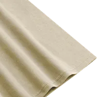 StringKing Men's Heavy Pima Cotton Long Sleeve T-Shirt - Sharp Fit, Warm Khaki, Fabric