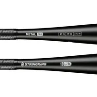 StringKing Metal Pro USSSA - Drop 10, 27" / 17 oz, Black, Bat Details, Horizontal