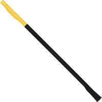 StringKing Composite 2 Pro Faceoff Double Lever - 175 Grams, Black / Yellow, Full Length, Angled, Left Side, With Butt End