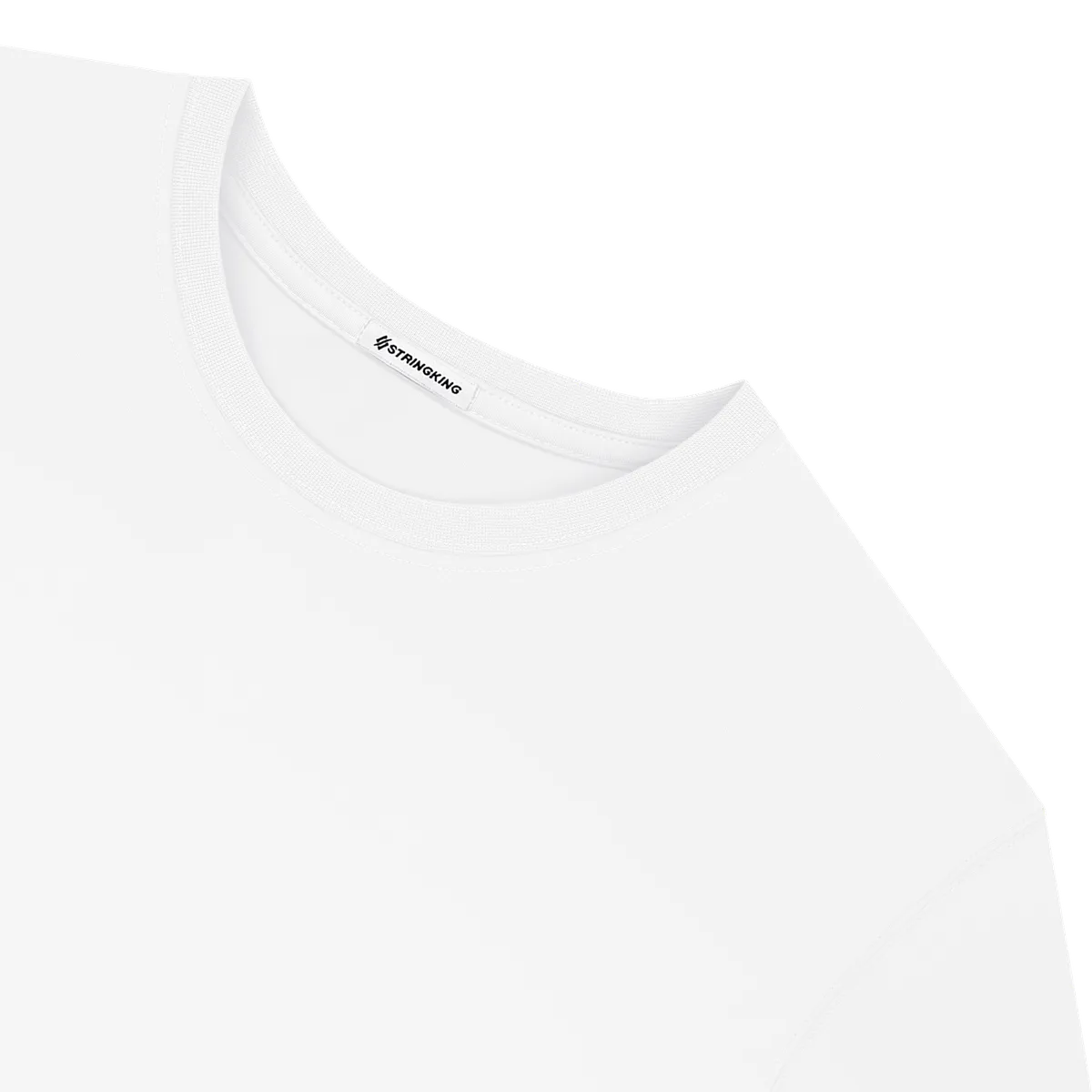 StringKing Men's StayCool Tee - Relaxed Fit, White, Detail