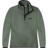 StringKing Women's Polartec Fleece Quarter Zip - Relaxed Fit, Avenue Green, Front