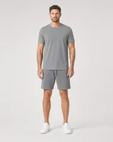 StringKing Men's StayWarm Tee - Sharp Fit, Gray, Full Front - Human Model