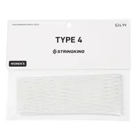 StringKing Women's Type 4 - No String Kit, White, Packaged