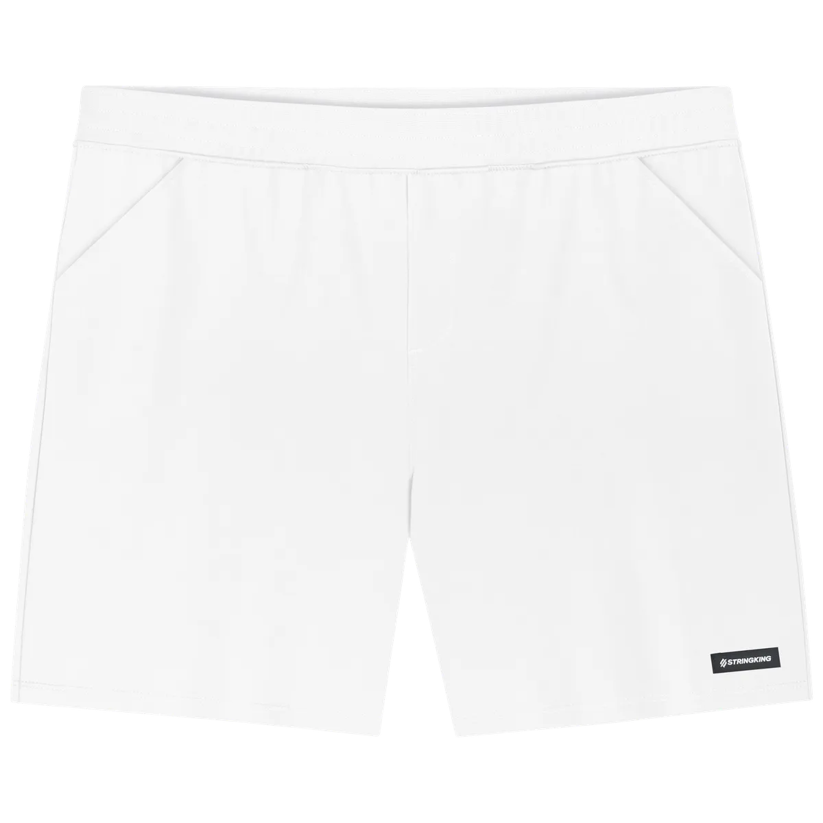 StringKing Men's StayWarm Shorts - Relaxed Fit, White, Front