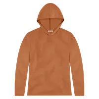 StringKing Women's FlexStyle Lightweight Hoodie - Sharp Fit, Bombay Brown, Front