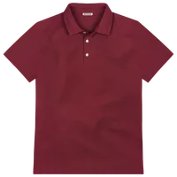 StringKing Men's FlexStyle Short Sleeve Polo - Relaxed Fit, Rhubarb, Front
