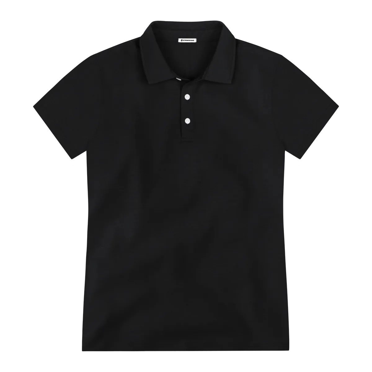 StringKing Men's FlexStyle Short Sleeve Polo - Sharp Fit, Moonless Night, Front