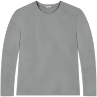 StringKing Men's StayCool Long Sleeve Tee - Sharp Fit, Gray, Front