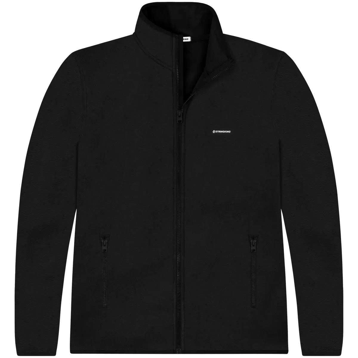 StringKing Men's Polartec Fleece Full Zip Pro - Sharp Fit, Meteorite, Front